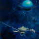 Illustration for article titled The Space Artist Who Perfectly Painted All Our Cosmic Dreams